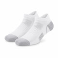 Chaussettes basses 35-38 en maille blanc/gris respirantes pour sport