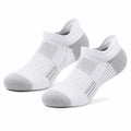 Chaussettes de sport 35-38 en maille blanc et gris respirantes