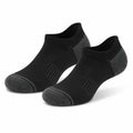 Chaussettes basses 39-42 en maille noire pour sport respirantes
