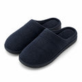 Chaussons 36/37 en textile bleu marine pour intérieur à enfiler